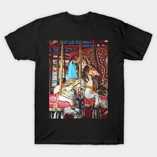 Little Girl on Merry-Go-Round T-Shirt